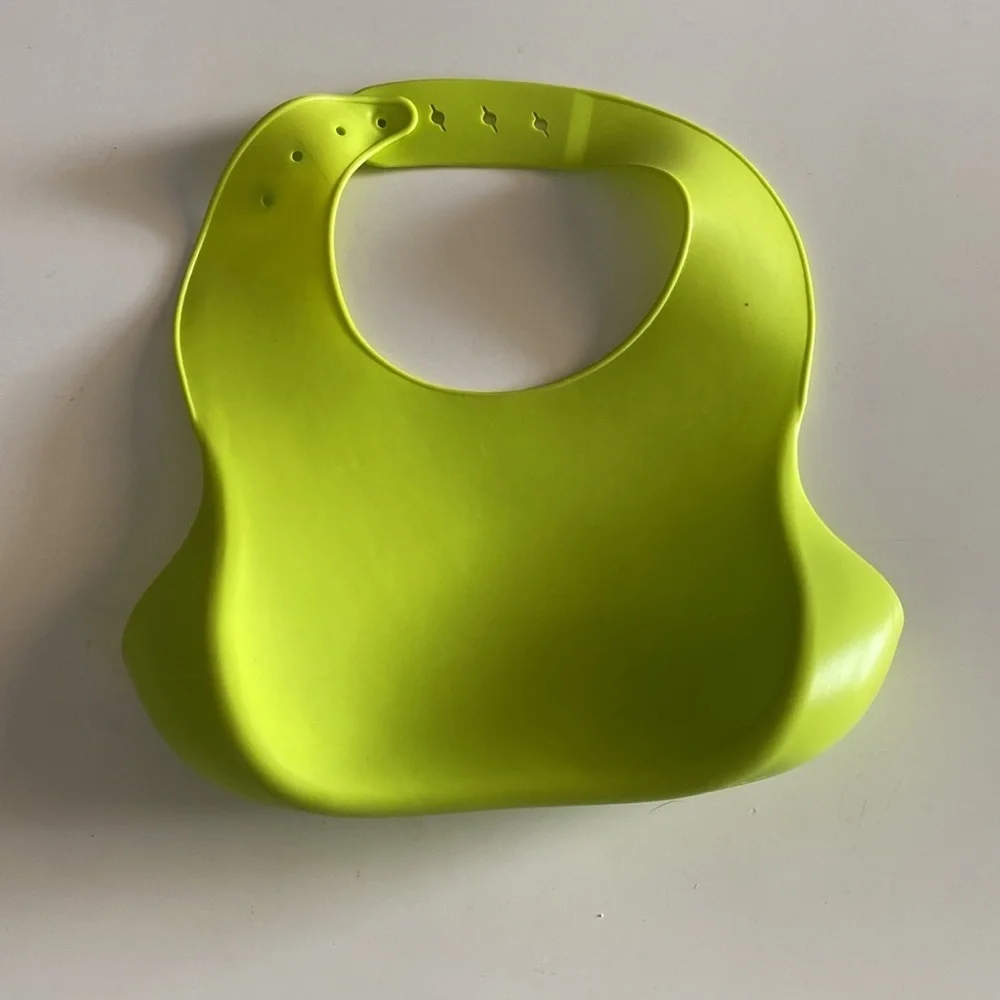 Lime Green Waterproof Baby Bibs